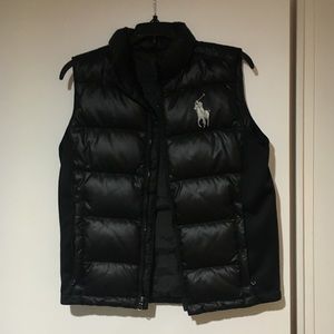 Black polo vest!